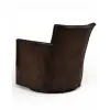 Jackson Smoke Leather Swivel Chair